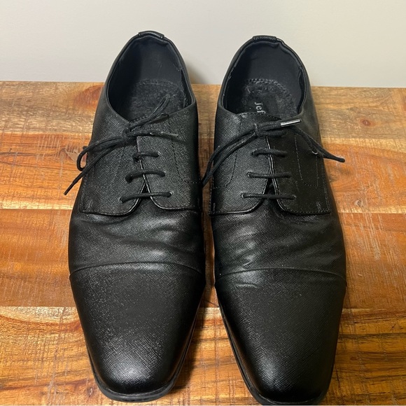 Jeffrey Tyler Black Dress Shoes, Men’s 11 - Picture 2 of 6